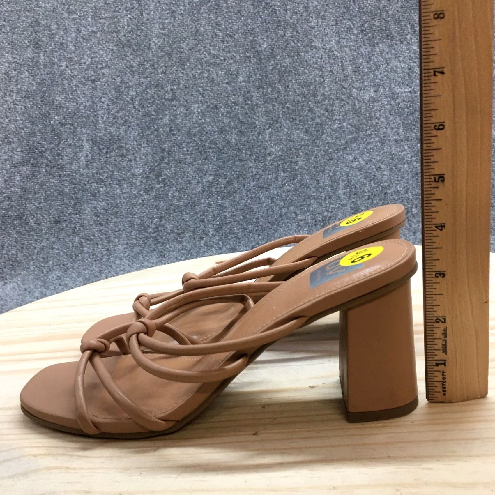 Dolce Vita Dolce Vita Sandals Womens Holmes Slide Brown Faux Leather Slip On Block NEW Size US 10 / IT 40 - 6 Thumbnail