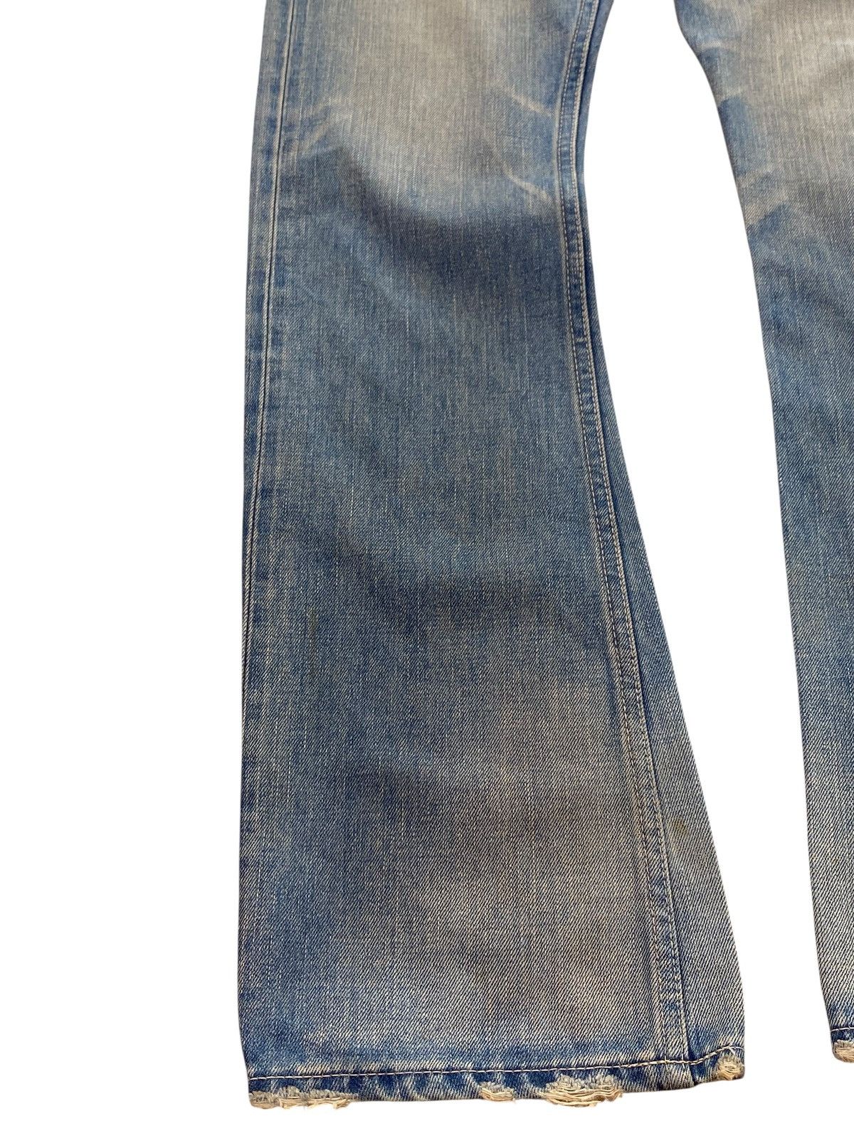 Mr. Olive Mr.Olive Distressed Acid Blue Wash Style Loose Jeans Size US 30 / EU 46 - 7 Thumbnail