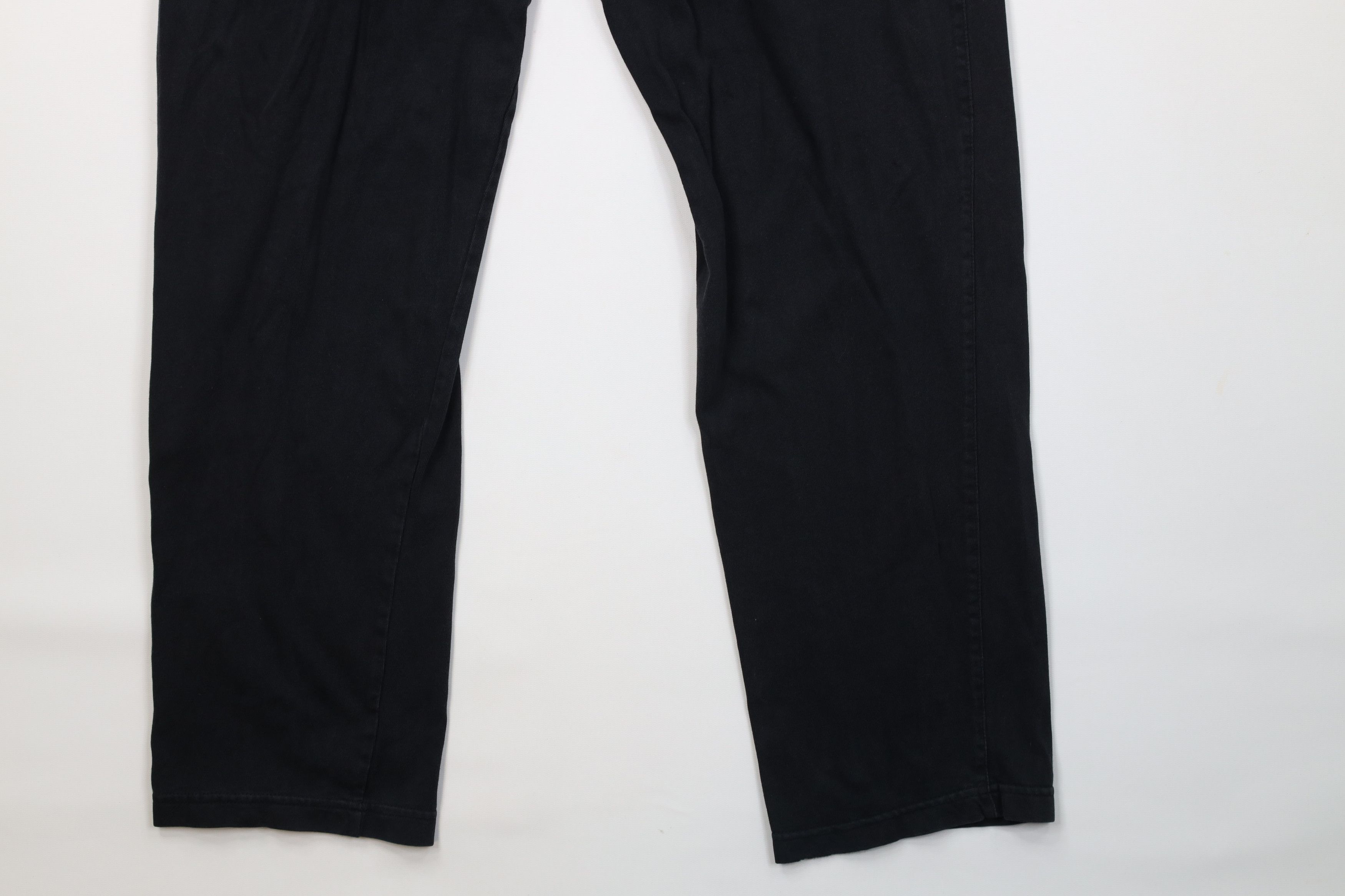 Nike Vintage Y2K Nike Scott Mini Swoosh Sweatpants Black Cotton Size US 38 / EU 54 - 13 Thumbnail