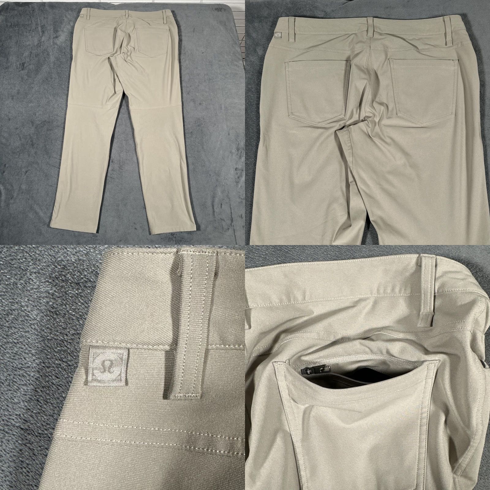 Lululemon Lululemon Pants Mens 34 Khaki Slim 5-Pocket Stretch Golf Travel Performance Size US 34 / EU 50 - 8 Thumbnail