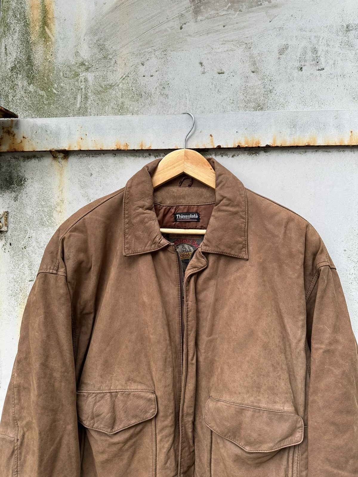 Vintage 👹Vintage Wilsons X Thinsulate Aviator Leather Bomber Jacket Size US M / EU 48-50 / 2 - 6 Thumbnail
