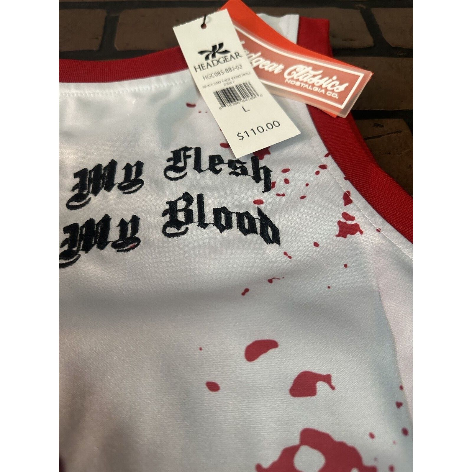 Other DMX -White Flesh of My Flesh Jersey~Never Worn~L XL Size US L / EU 52-54 / 3 - 4 Thumbnail