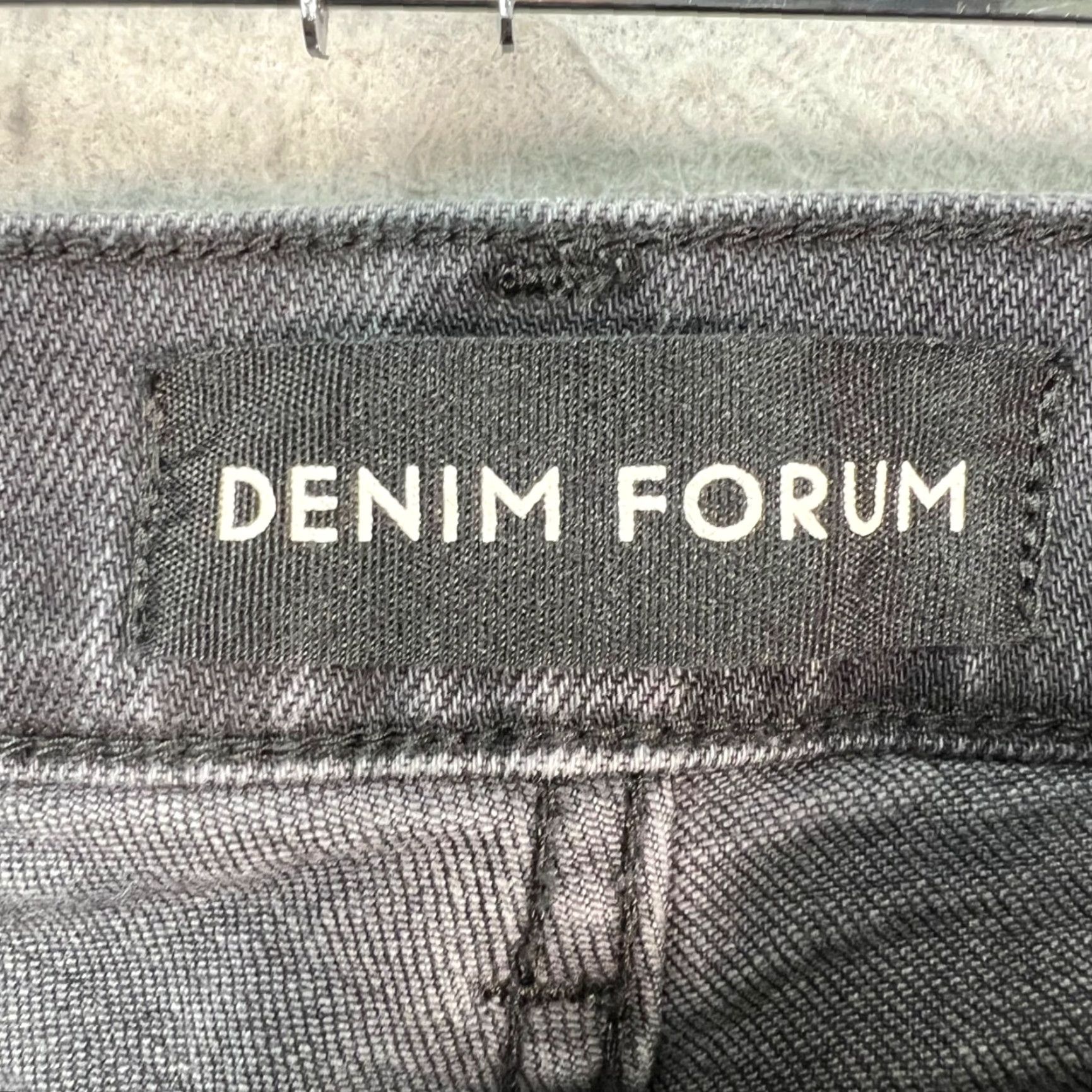 Denime Denim Forum Denim Jeans 90s Straight High Rise Womens Size 29 Blue 5-Pocket Cotton Elastane Denim Forum Vintage No Size 29" - 3 Thumbnail