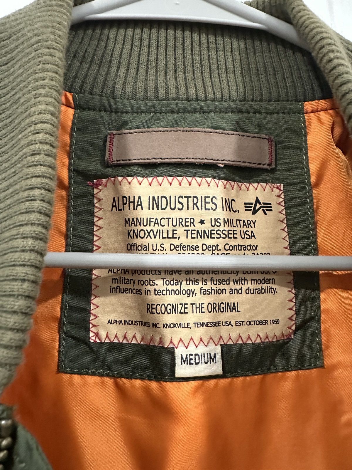 Alpha Industries Alpha Industries MA-1 Bomber Jacket Size US M / EU 48-50 / 2 - 4 Thumbnail