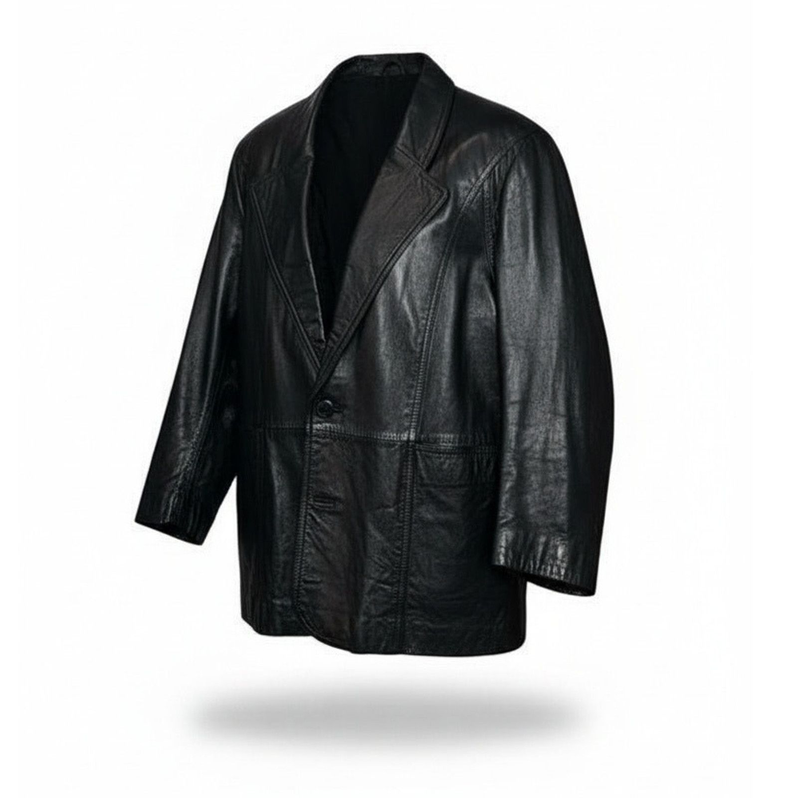 Adler Adler Sovereign Blazer Jacket Mens Small Black Button Front Size US S / EU 44-46 / 1 - 1 Thumbnail
