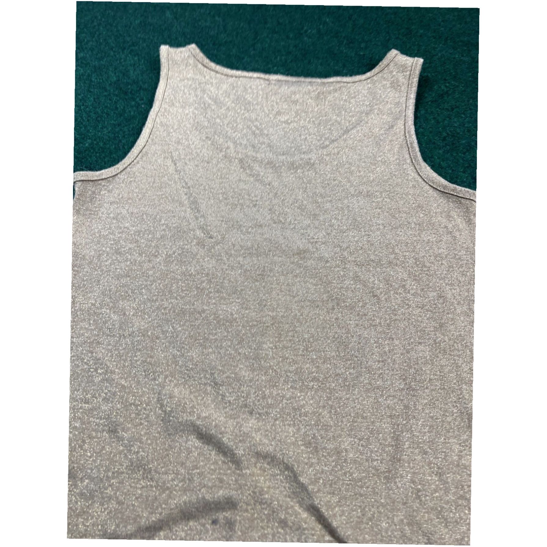 Ralph Lauren Lauren Ralph Lauren Tank Shirt PS Women Gold Rayon Metallic Petite Small Shiny Size S / US 4 / IT 40 - 8 Thumbnail