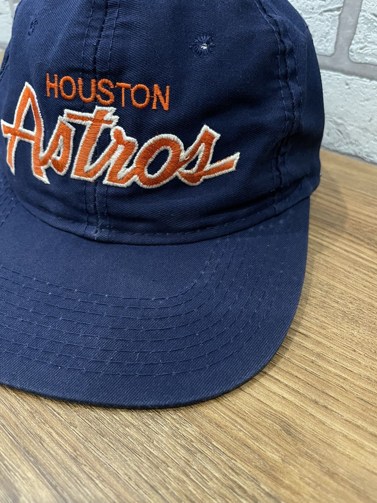 Vintage Vintage 80s 90s Houston Astros Snapback Hat cap MLB Osfa NWT Size ONE SIZE - 13 Thumbnail