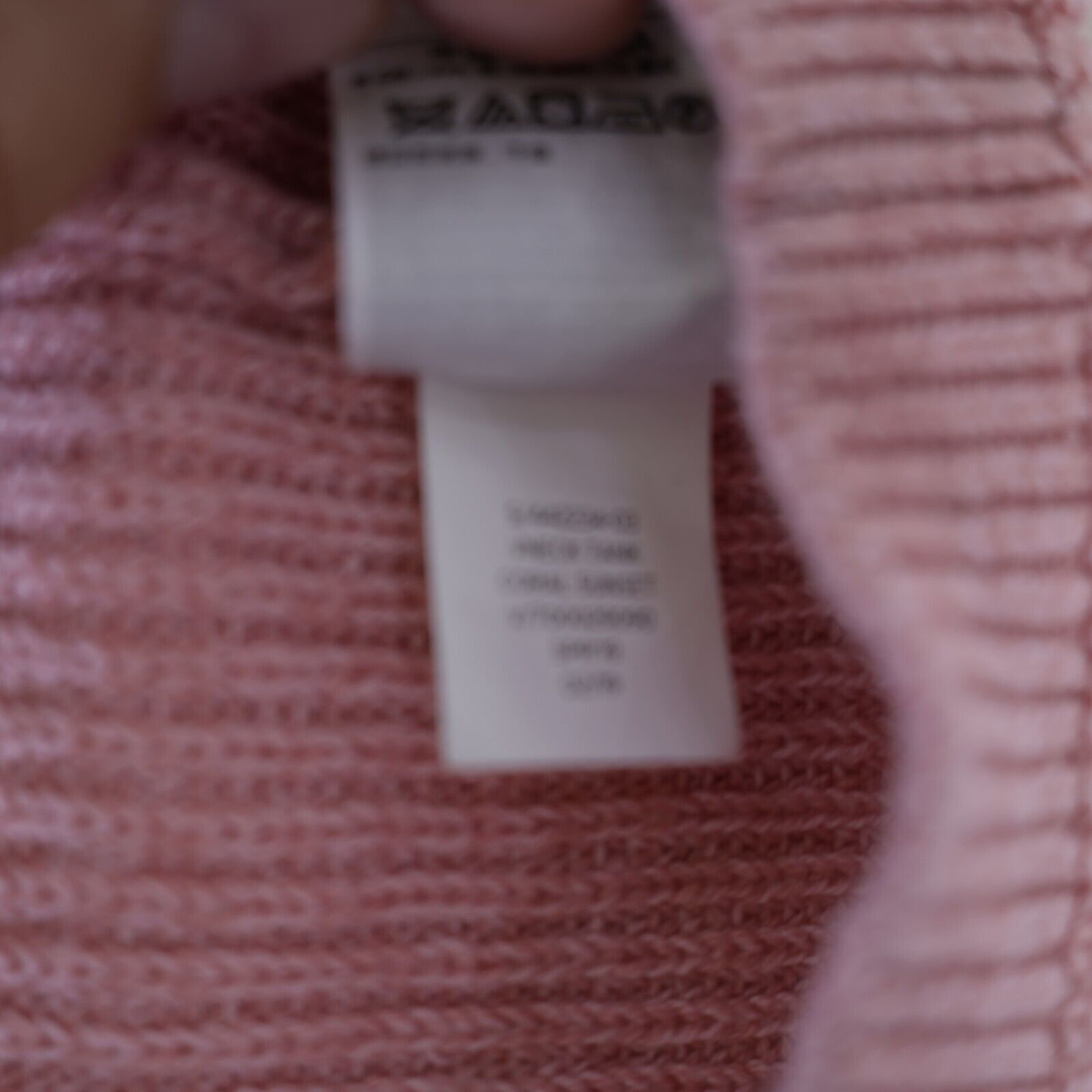 Gap Gap Pink Ribbed Cotton V-Neck Sweater Vest Large Size L / US 10 / IT 46 - 9 Thumbnail