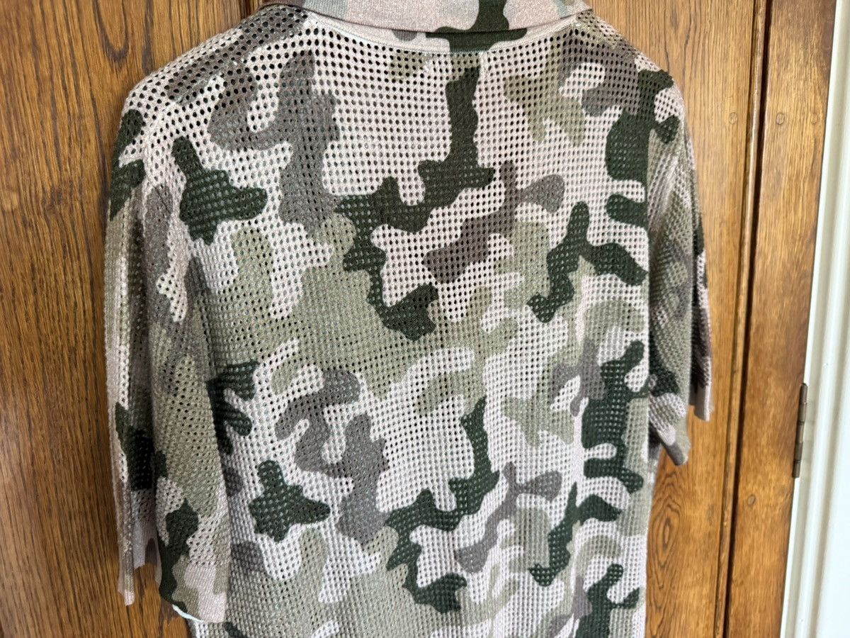 Dries Van Noten Dries Van Noten mesh camo camouflage polo shirt grail Size US M / EU 48-50 / 2 - 15 Thumbnail