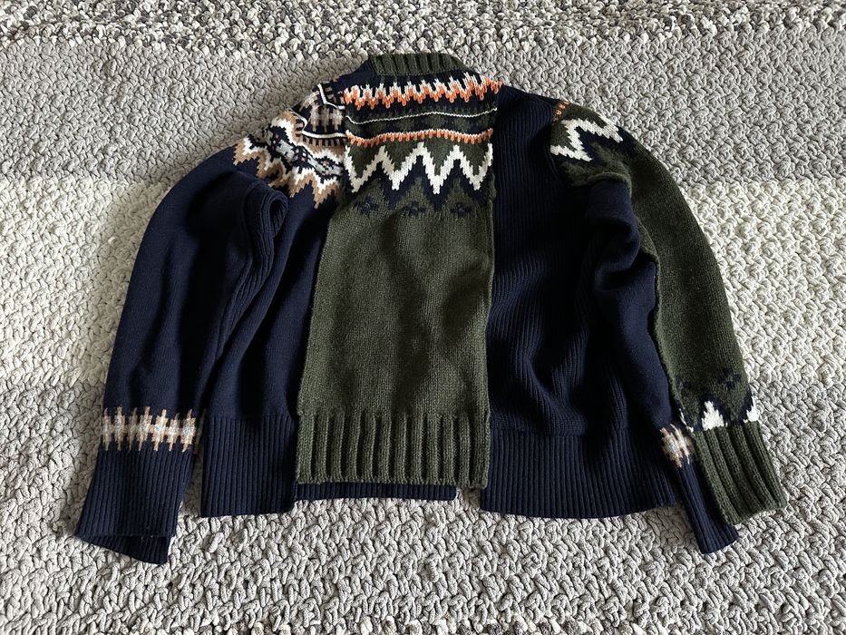 Sacai Nordic Pattern Sweater (tagged 3) | Grailed