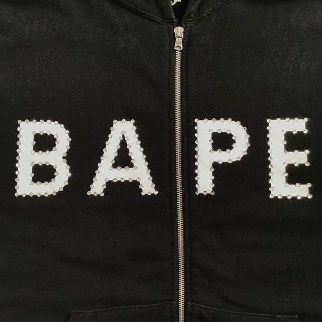 Bape × Nigo × Swarovski BAPE Swarovski sweat zip hoodie vest a bathing ape NIGO Size US L / EU 52-54 / 3 - 3 Thumbnail