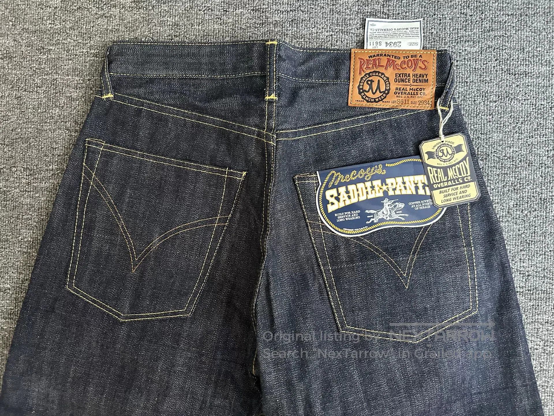 The Real McCoy's real McCoy S611 Vintage Jeans Size 29. Size US 29 - 3 Thumbnail
