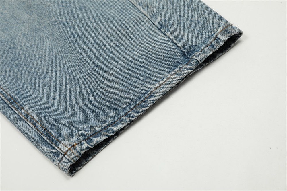 Japanese Brand American retro loose casual washed scimitar jeans y2k Size US 32 / EU 48 - 6 Thumbnail