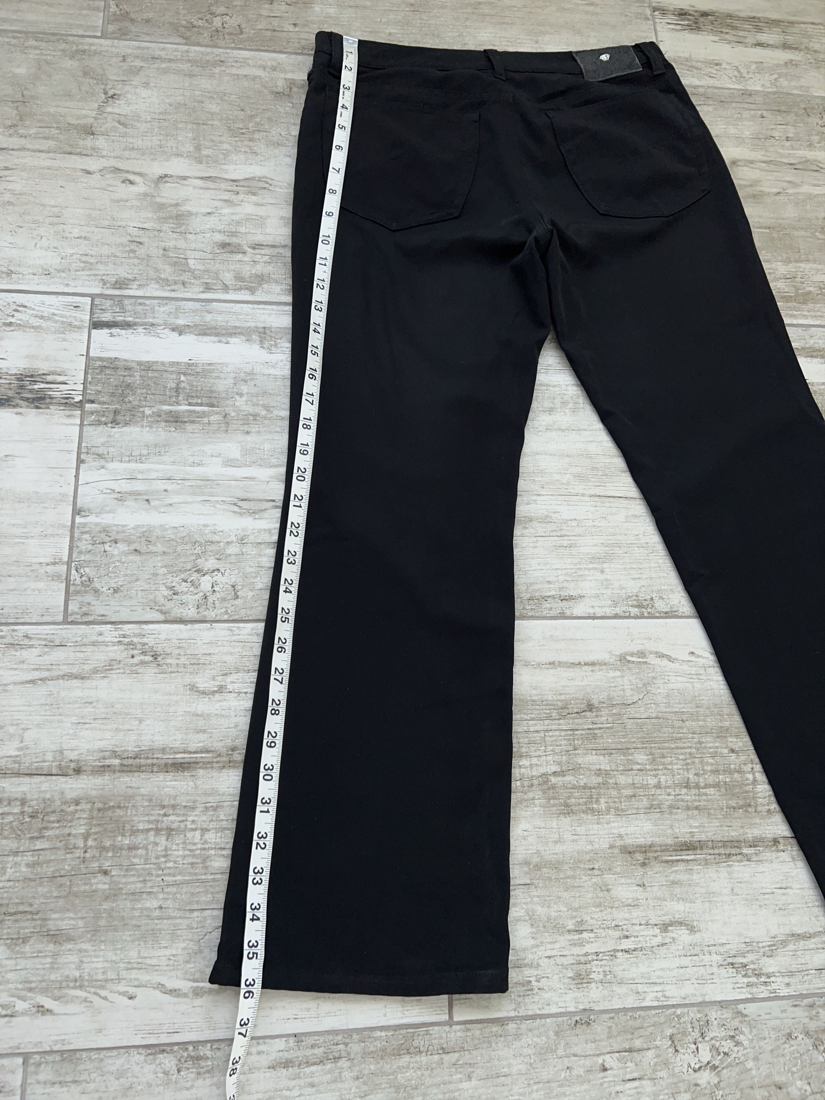 Versace × Versace Jeans Couture × Vintage Black Jeans Pants Trousers Polyester Size 30 44 Size 30" / US 8 / IT 44 - 8 Thumbnail
