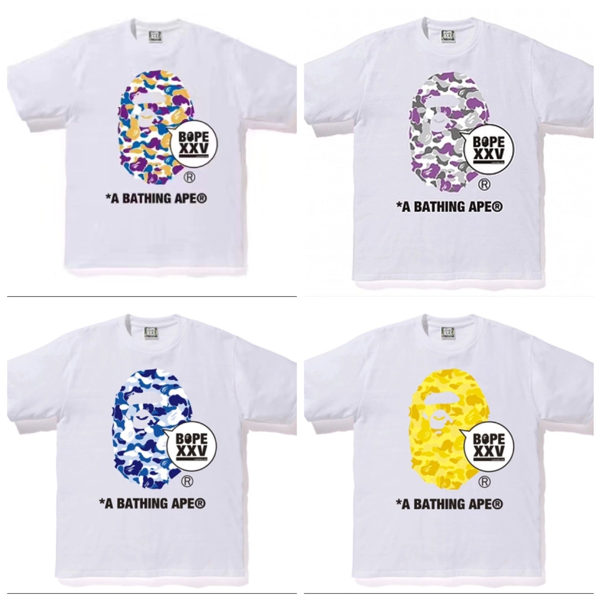 Bape BAPE XXV City Limited Ape Head Short Sleeve Tee Size US M / EU 48-50 / 2 - 1 Thumbnail