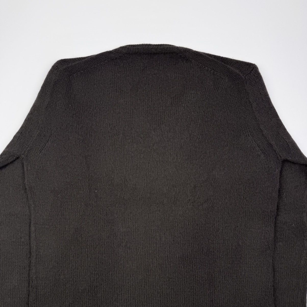 Gucci Gucci By Tom Ford Brown Angorra/Silk Knit V-Neck Pullover Size US M / EU 48-50 / 2 - 6 Thumbnail