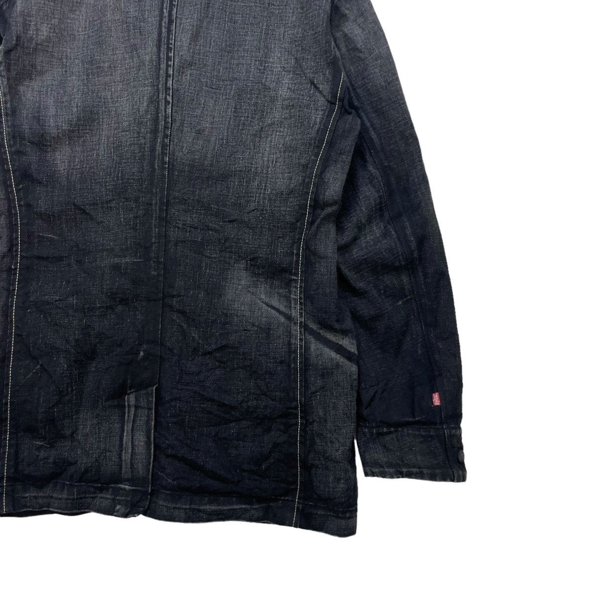 Levi's Levis Denim Worker Style Faded Jacket Size US M / EU 48-50 / 2 - 10 Thumbnail