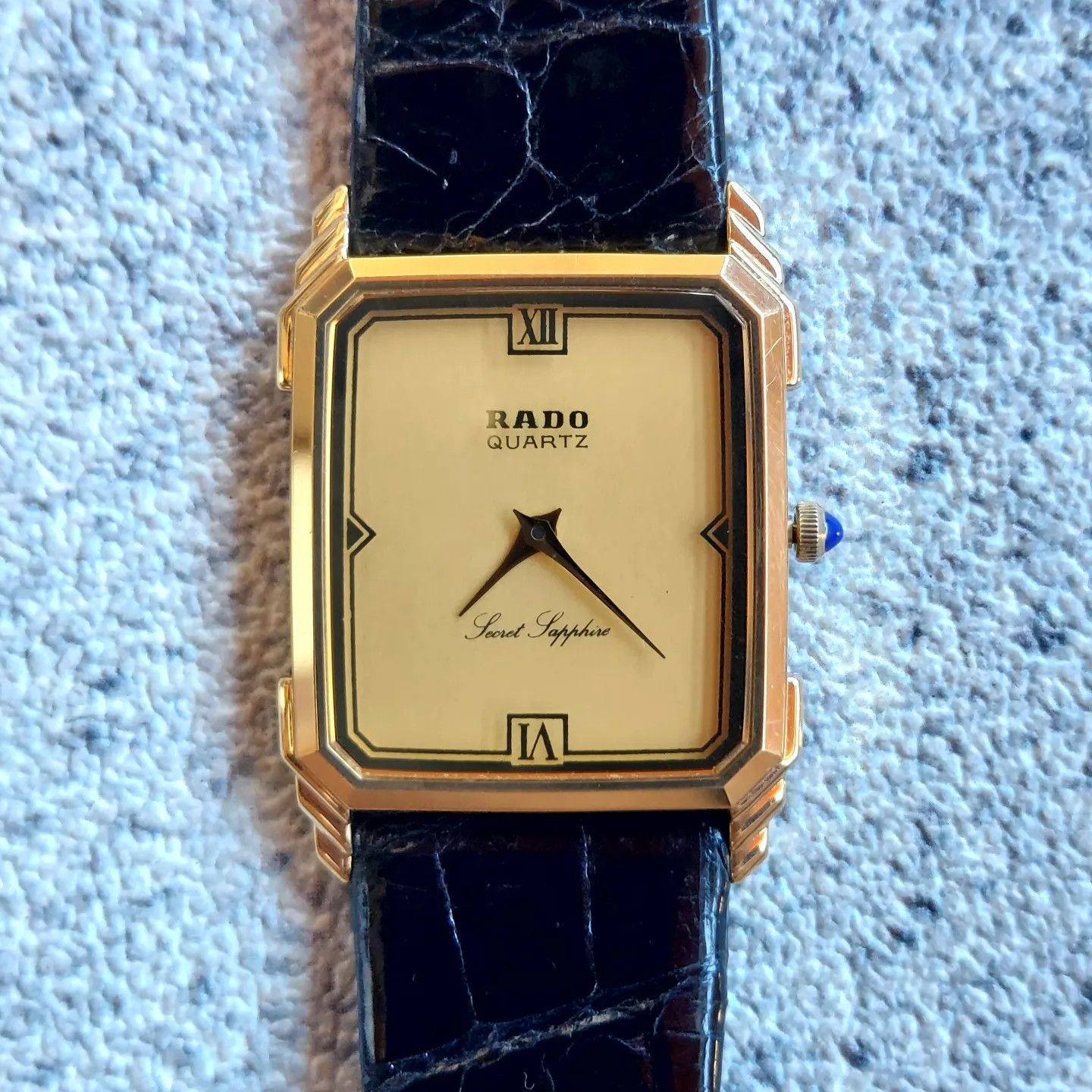 Vintage 💥 Vintage 80s Rado Secret Sapphire Octagon Size ONE SIZE - 2 Thumbnail