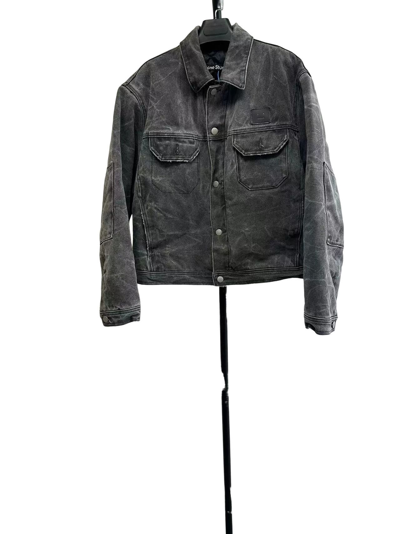 Acne Studios Acne Studios Face Patch Denim Jacket Size M Size US M / EU 48-50 / 2 - 1 Thumbnail
