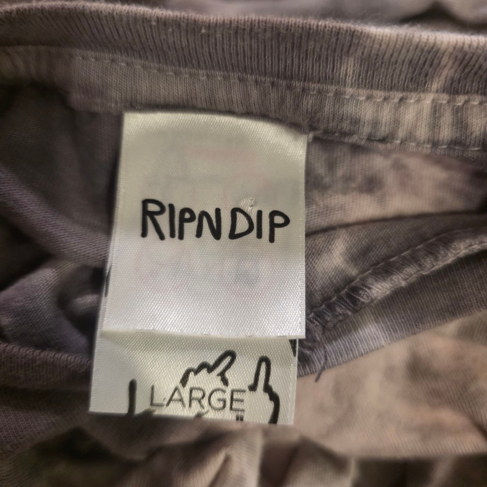 RIPNDIP RipnDip Lord Nermal Tie Dye Pocket Long Sleeve Tee Large Size US L / EU 52-54 / 3 - 4 Thumbnail