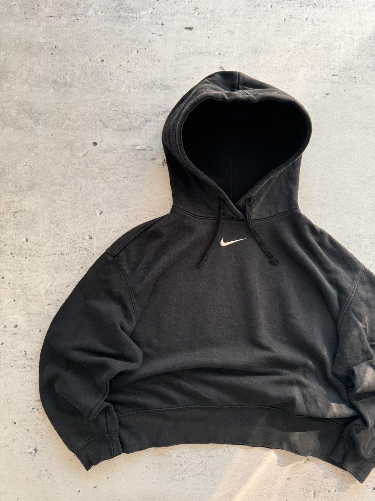 Nike × Vintage NIKE VINTAGE CENTER LOGO OVERSIZE BOXY HOODIE Size US M / EU 48-50 / 2 - 2 Thumbnail