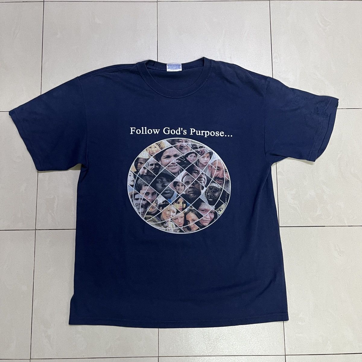 Arts & Science Vintage World Religion Print T Shirt Size US S / EU 44-46 / 1 - 2 Thumbnail