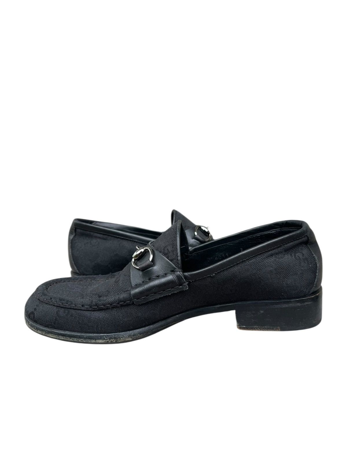 Gucci × Tom Ford Gucci monogram black loafers Size US 6 / IT 36 - 8 Thumbnail