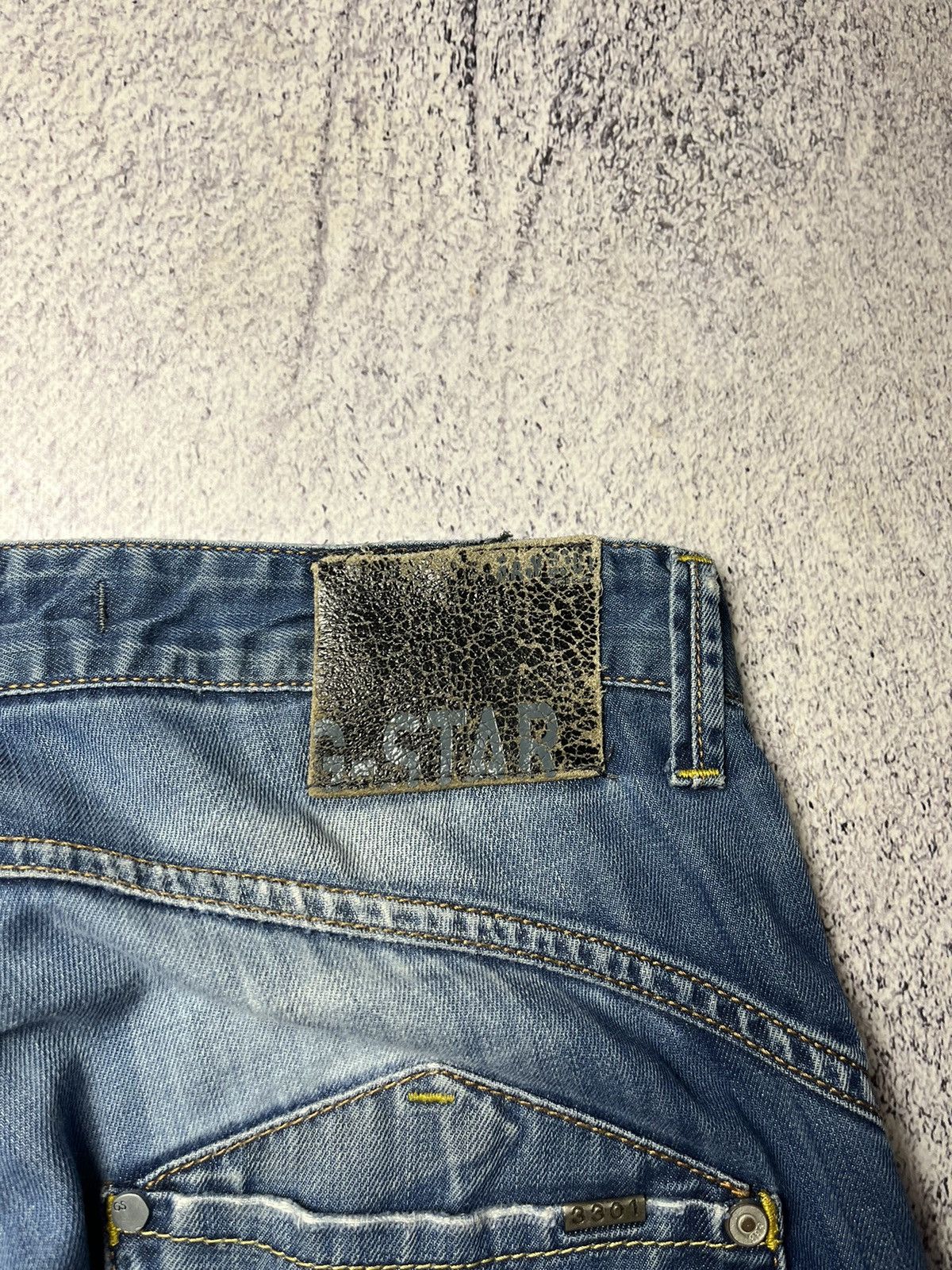G-Star Vintage G-Star Raw Doubleknee Elwood Jeans Y2K Size US 31 - 7 Thumbnail