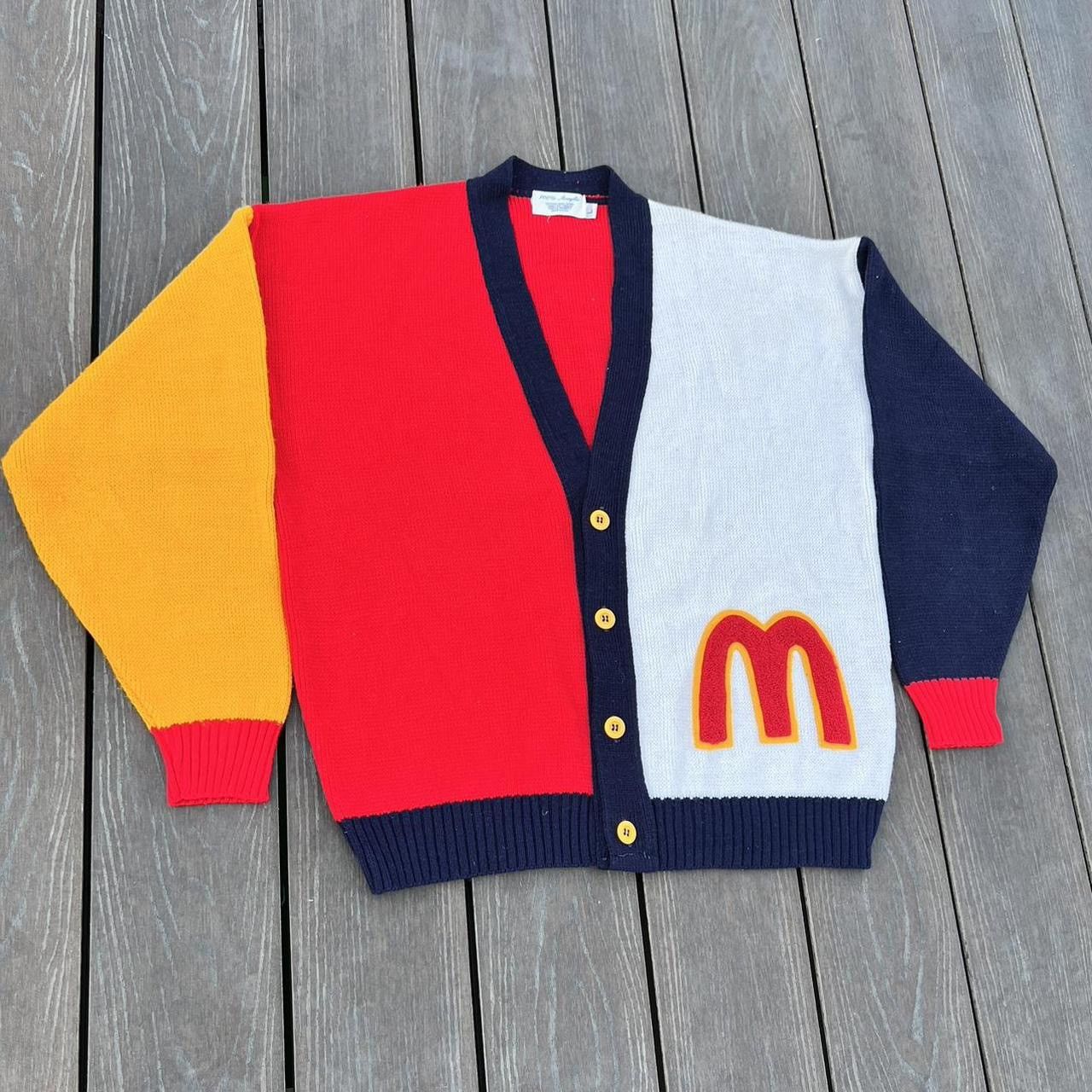 Vintage Sweatshirt McDonald's Vintage 70s 80s Acrylic Size US L / EU 52-54 / 3 - 3 Thumbnail