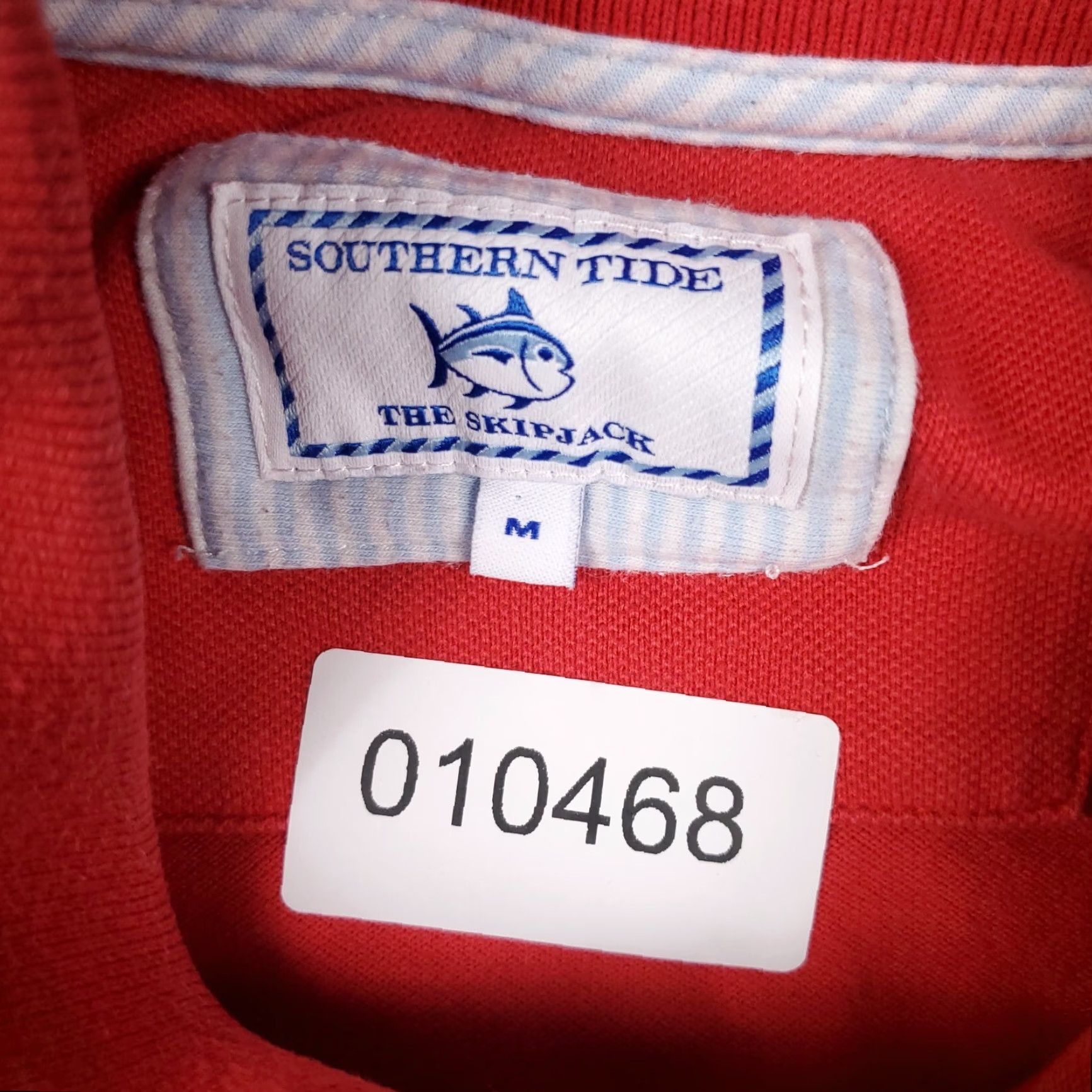 Southern Tide VINTAGE Southern Tide Polo Shirt Men Short Sleeve Size M Red Solid Button Collar 100% Cotton Size US M / EU 48-50 / 2 - 8 Thumbnail
