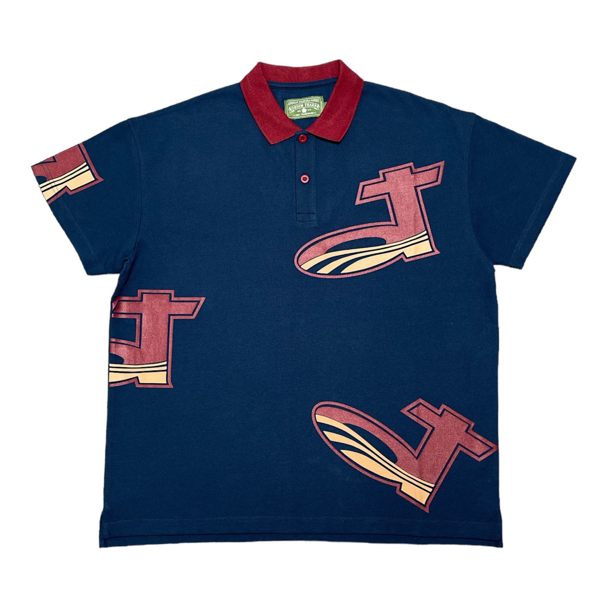 DENIM TEARS × Stussy Stussy x Denim Tears Pique Polo | Grailed
