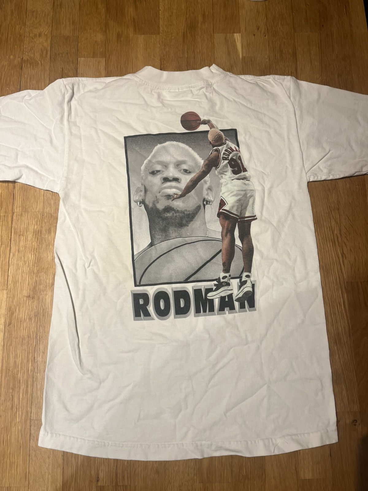 Converse Vintage 90s Dennis Rodman Converse All Star T shirt Medium Size US M / EU 48-50 / 2 - 4 Thumbnail