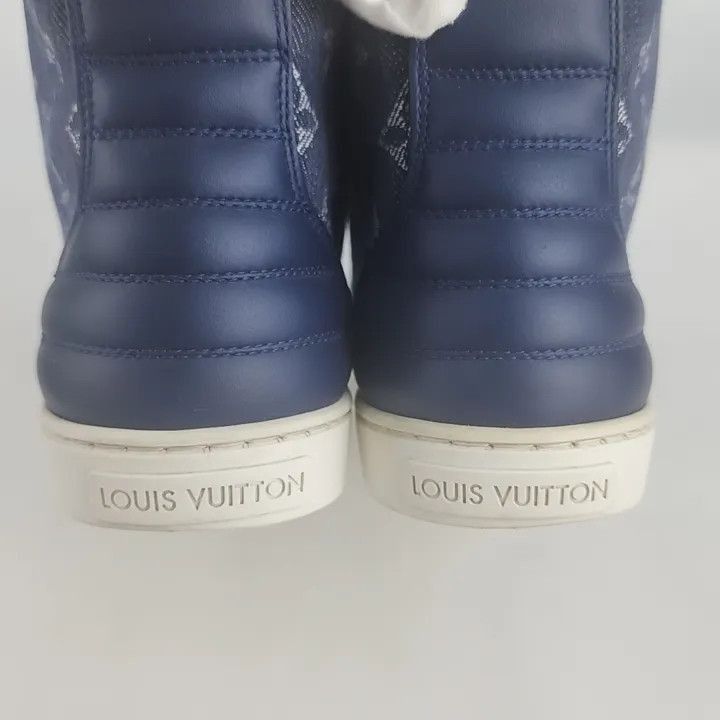 Other Louis Vuitton Classic Monogram Denim Fashion Sneakers -2508 Size US 5.5 / EU 38 - 3 Thumbnail