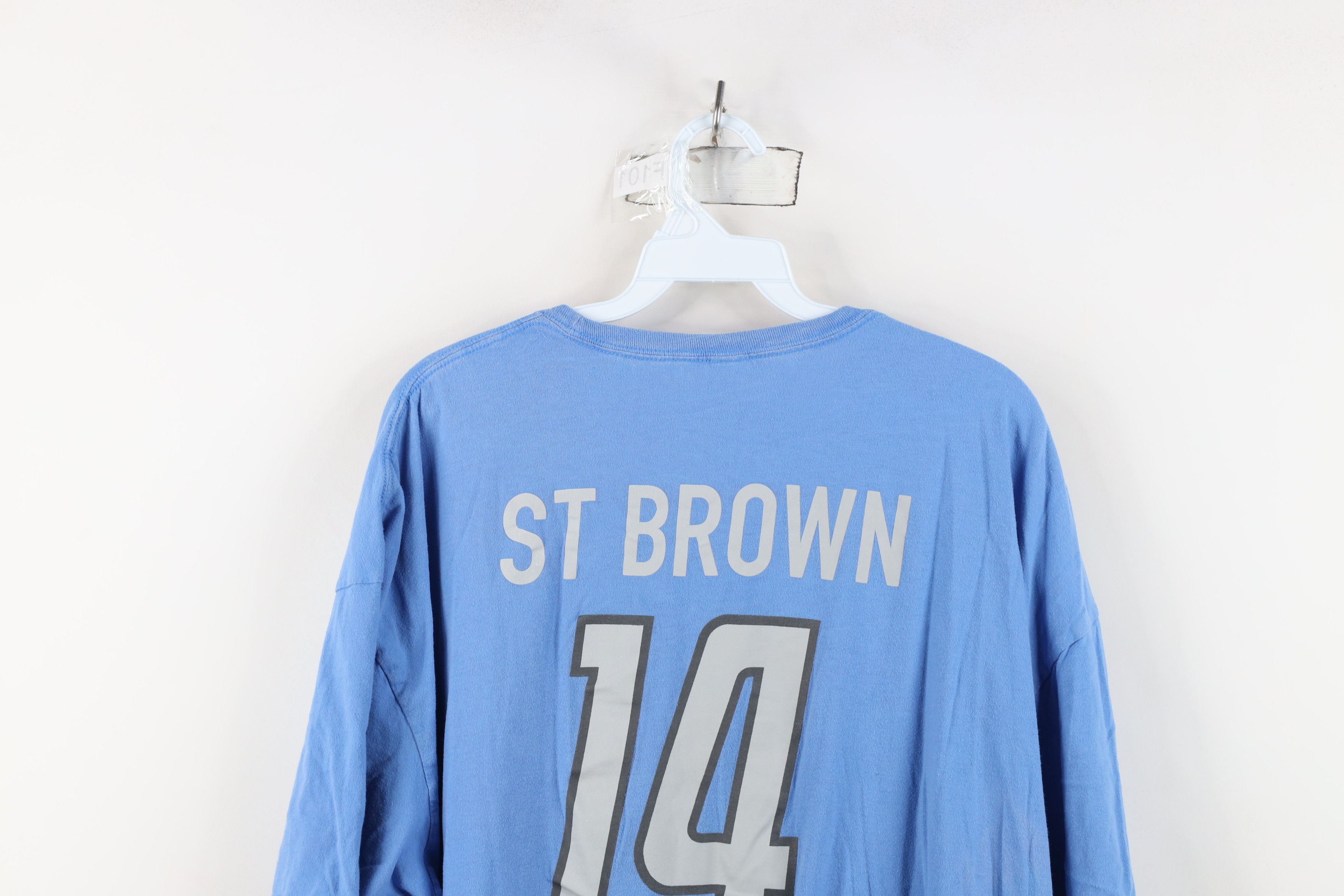 Vintage NFL Amon-Ra St Brown Detroit Lions Football Jersey T-Shirt Size US XXL / EU 58 / 5 - 13 Thumbnail