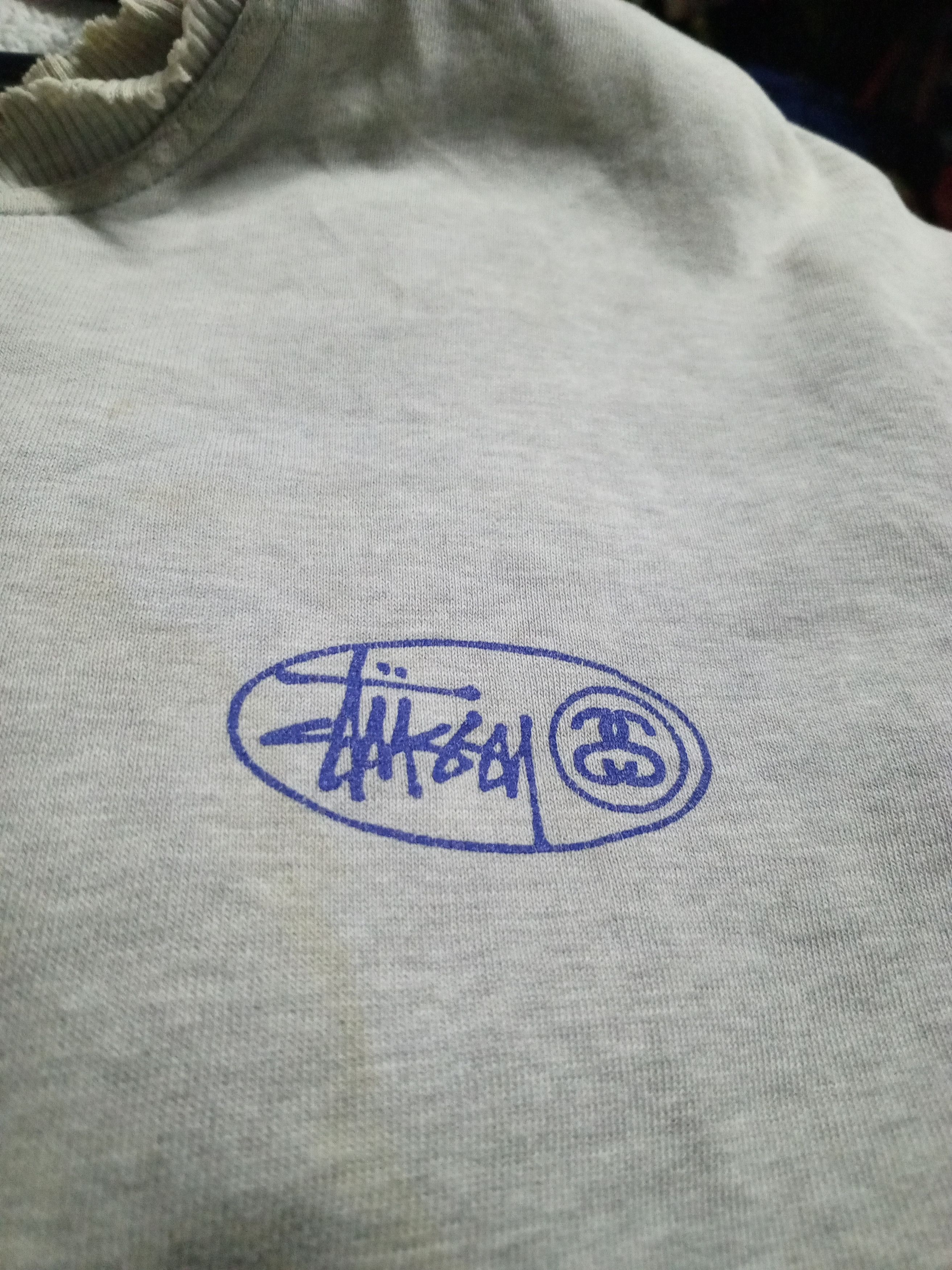 Stussy true vintage only stussy 90s sweatshirt damaged Size US XL / EU 56 / 4 - 7 Thumbnail