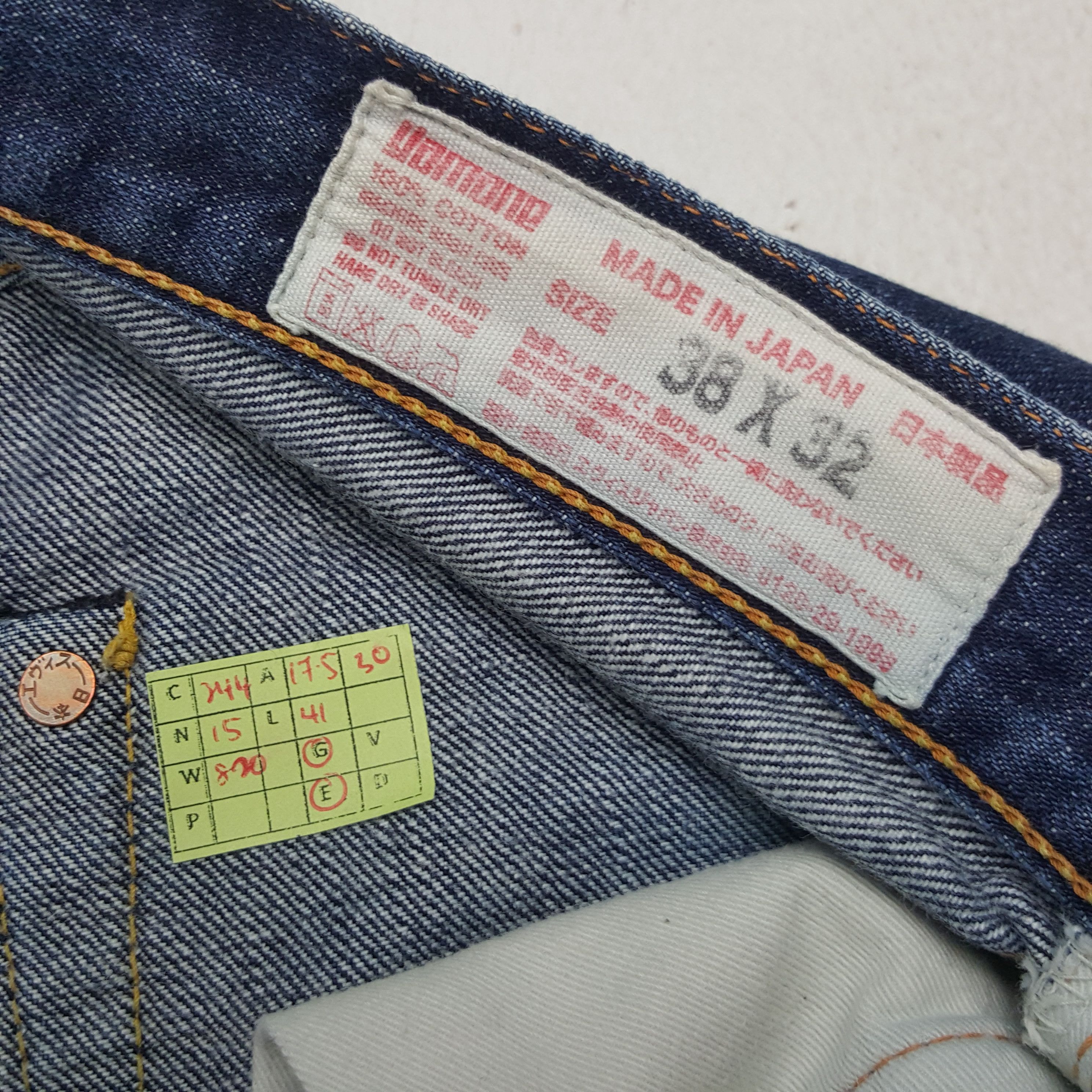 Evisu Vintage Evisu Japanese Brand Daicock Custom Art Denim Jeans Size US 35 - 8 Thumbnail