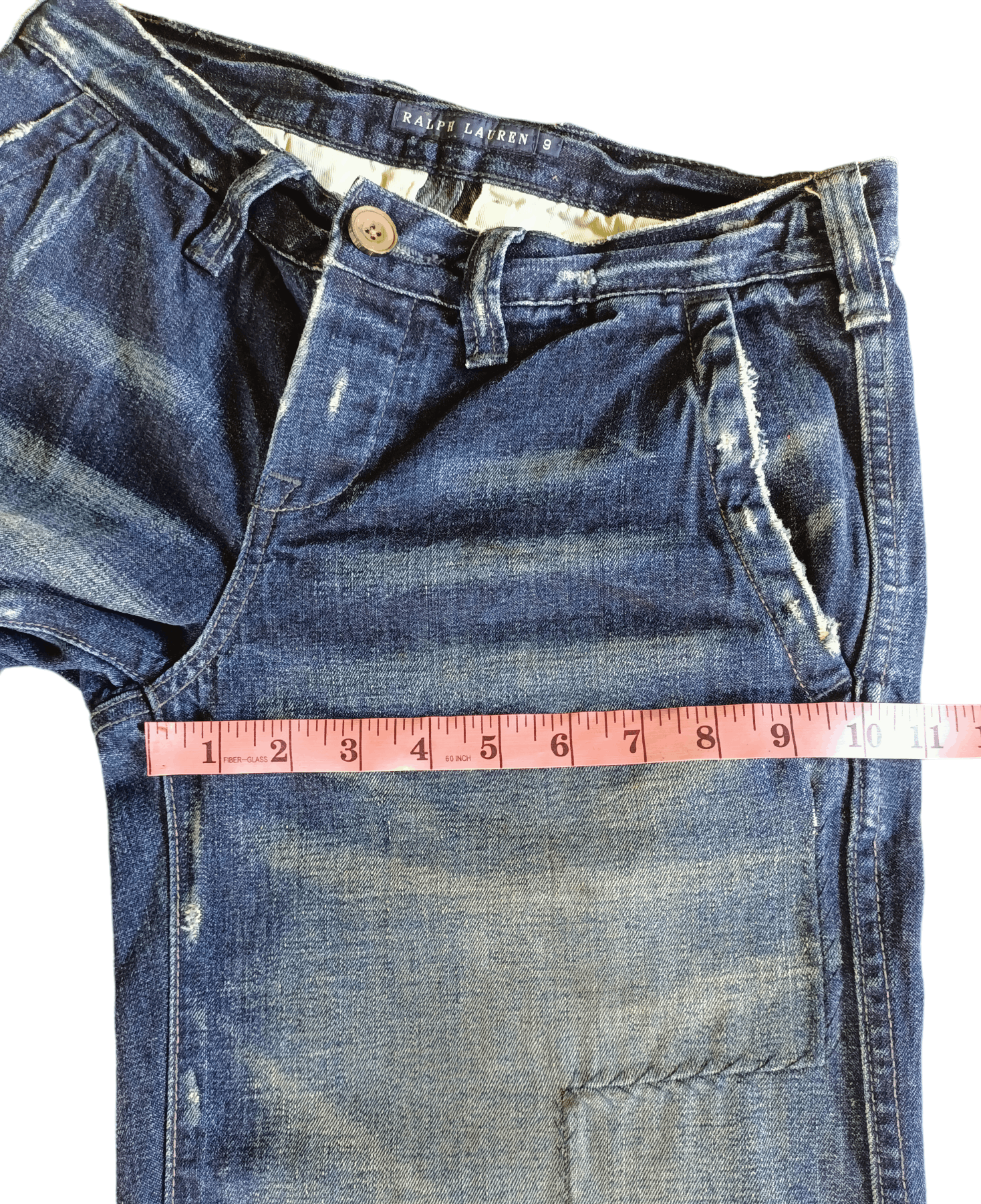 Ralph Lauren RALPH LAUREN x BAGGY JEANS x DISTRESS STYLE x VINTAGE Size 30" / US 8 / IT 44 - 11 Thumbnail