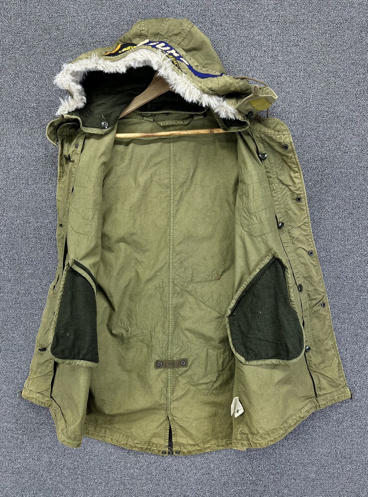 Other Denim & Dungaree Hooded Military Parkas Jacket Size US S / EU 44-46 / 1 - 7 Thumbnail
