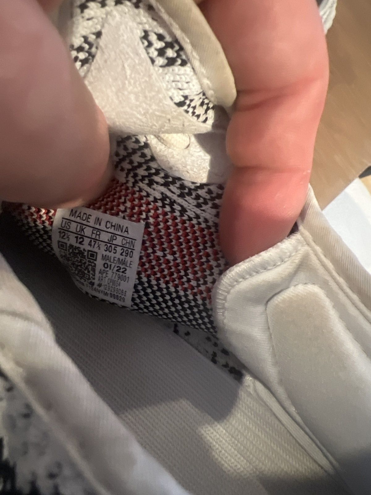 Yeezy Men’s Zebra Yeezy Shoes Size US 12 / EU 45 - 6 Thumbnail
