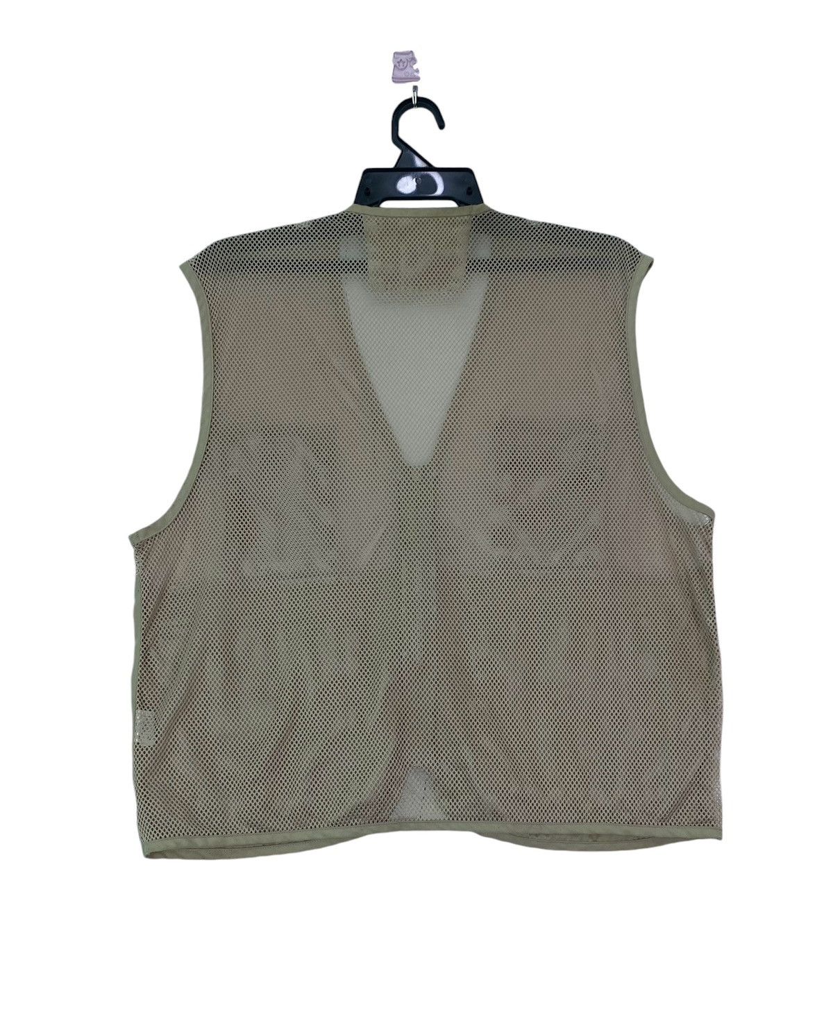 Vintage Vtg 90s Fresco fishnet cargo pocket hunting vest Size US L / EU 52-54 / 3 - 4 Thumbnail