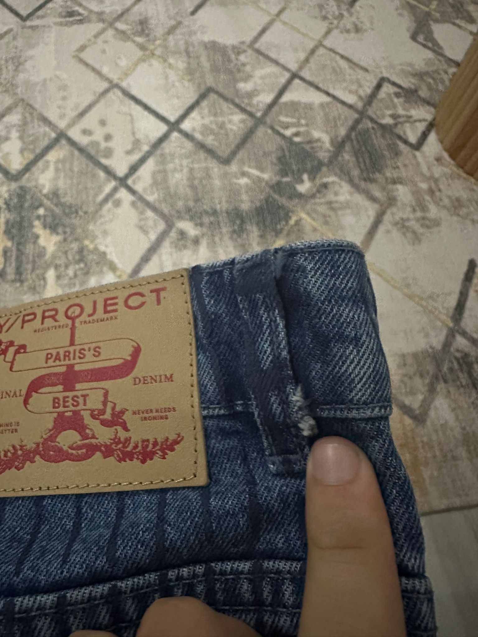 Y/Project Y/PROJECT Vine Embroidery Denim in Blue Indigo Size S Size US 30 / EU 46 - 11 Thumbnail