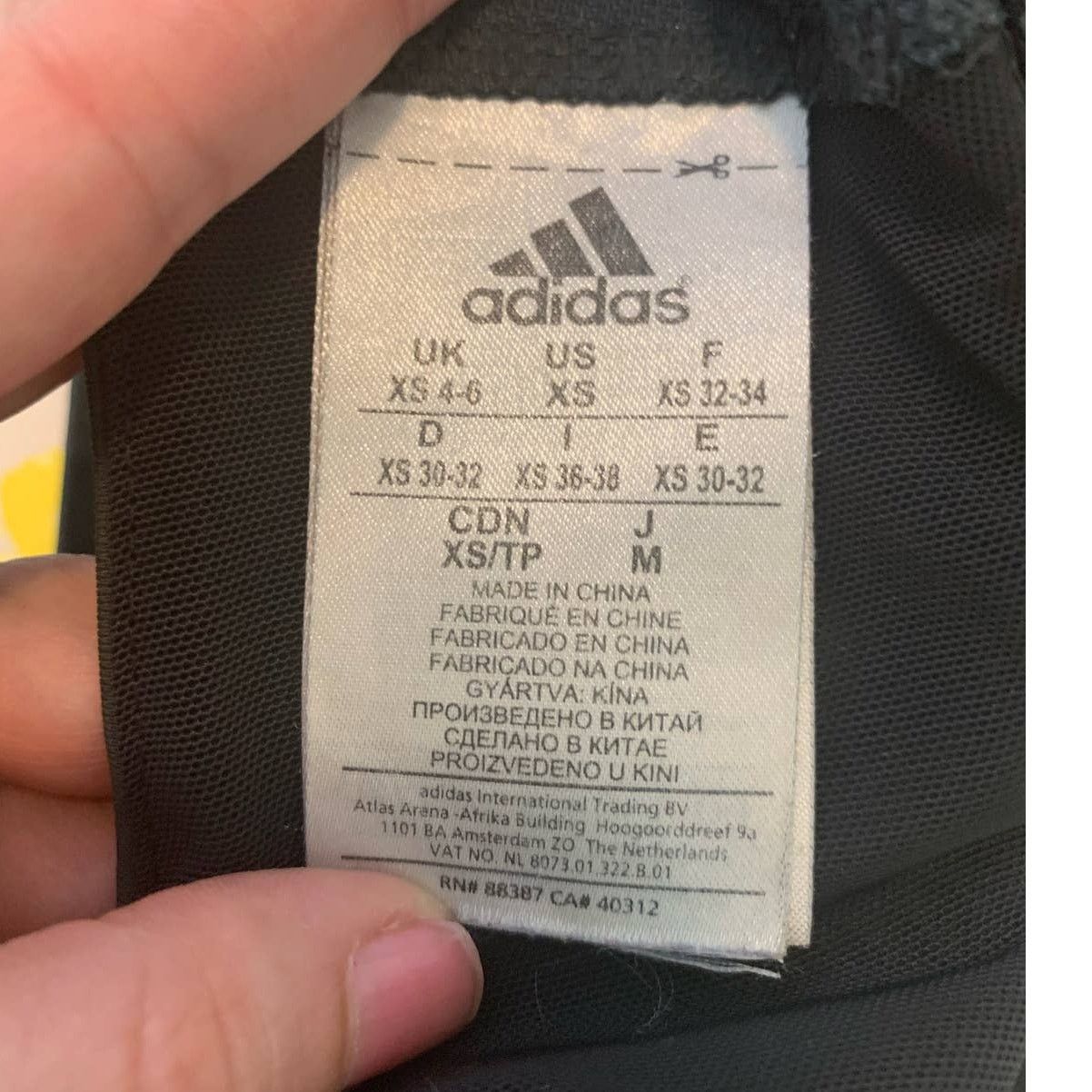 Adidas Adidas gray crossed back sports bra size XS Size XS / US 0-2 / IT 36-38 - 3 Thumbnail