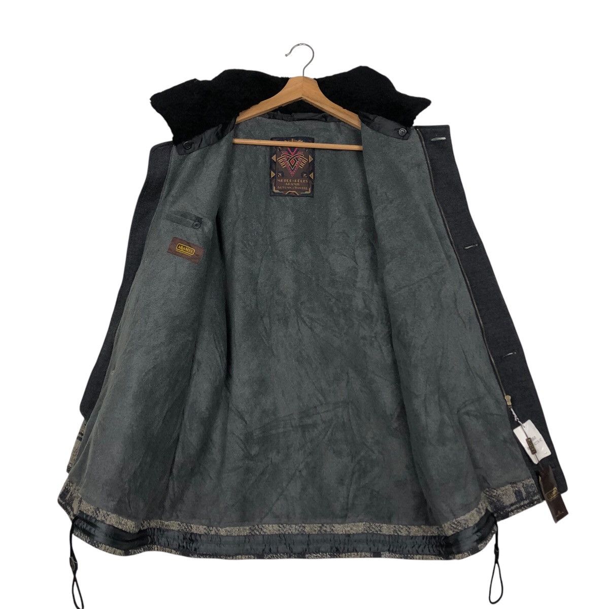 Japanese Brand 📌Vintage Wool Jacket Aramis Native Navajo Issey Miyake Size US M / EU 48-50 / 2 - 15 Thumbnail