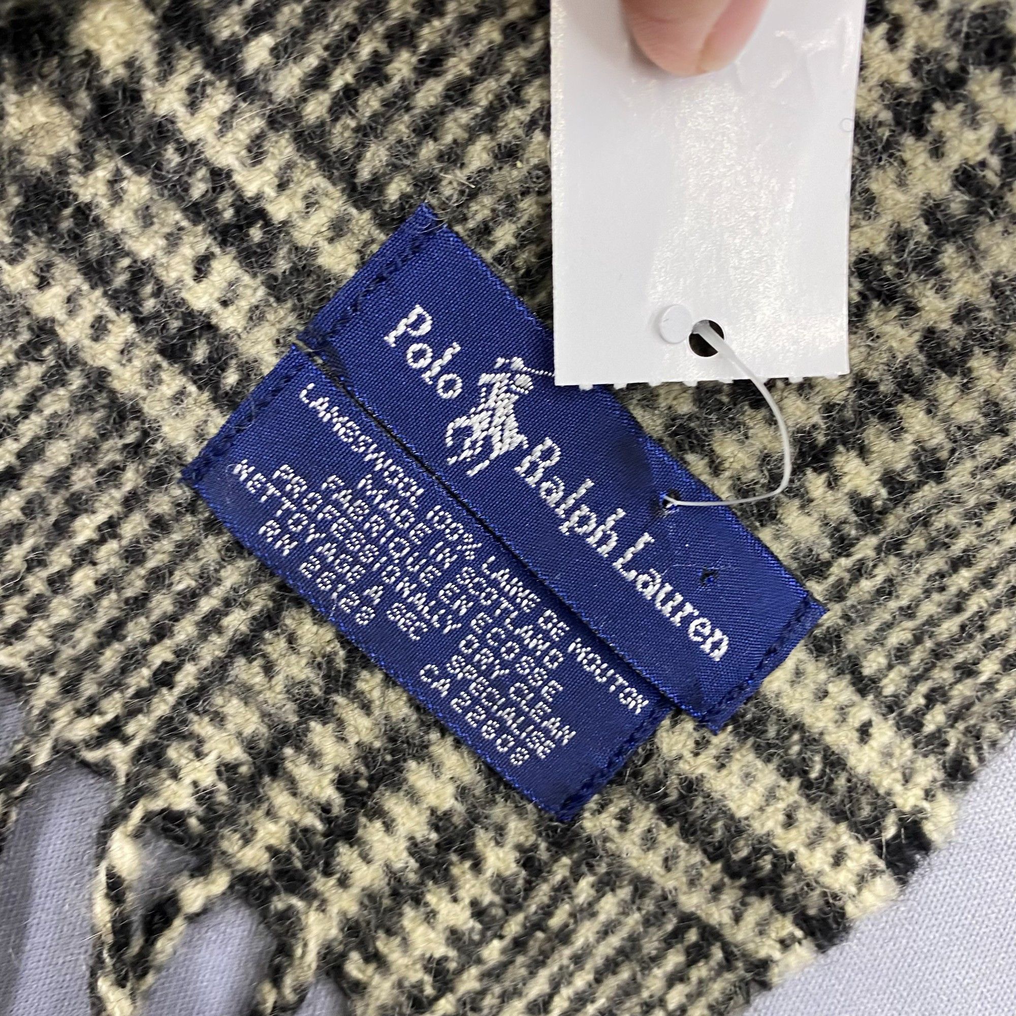 Polo Ralph Lauren Vintage Polo Ralph Lauren Scarf Muffler Wool Fringe Scarves Size ONE SIZE - 5 Thumbnail
