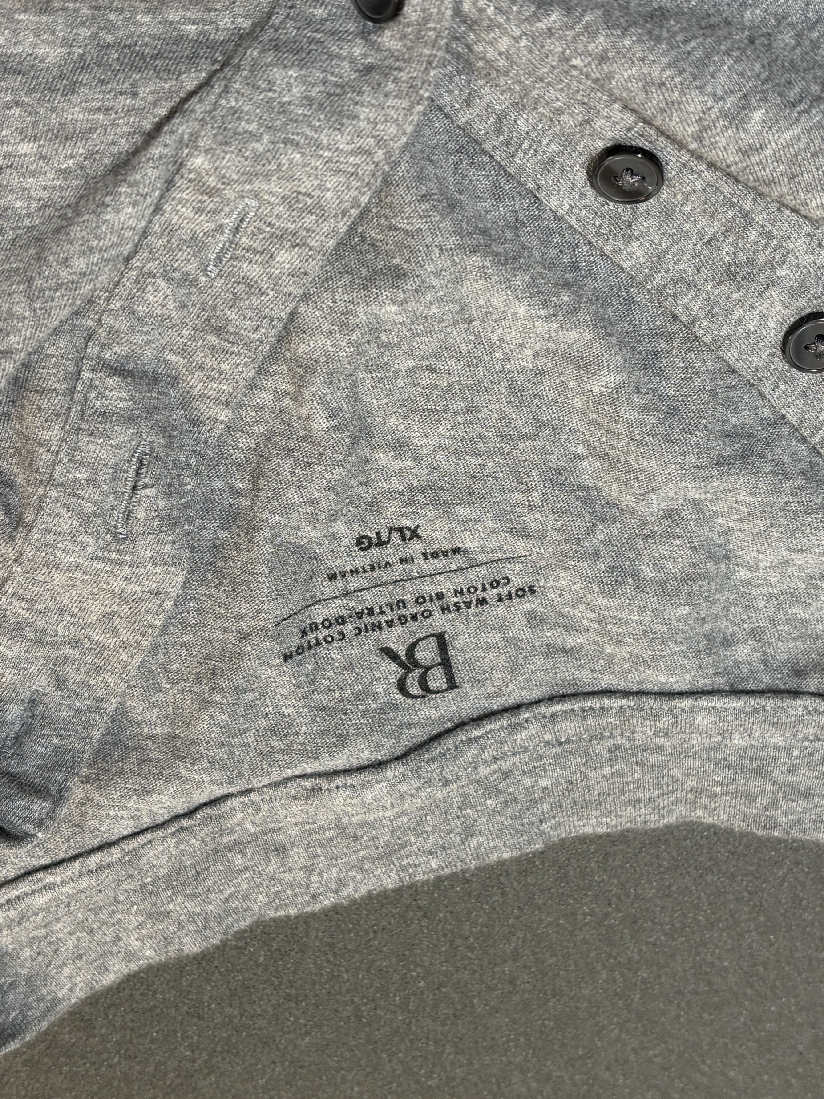 Banana Republic Mens Grey Banana Republic Henley Size US XL / EU 56 / 4 - 3 Thumbnail