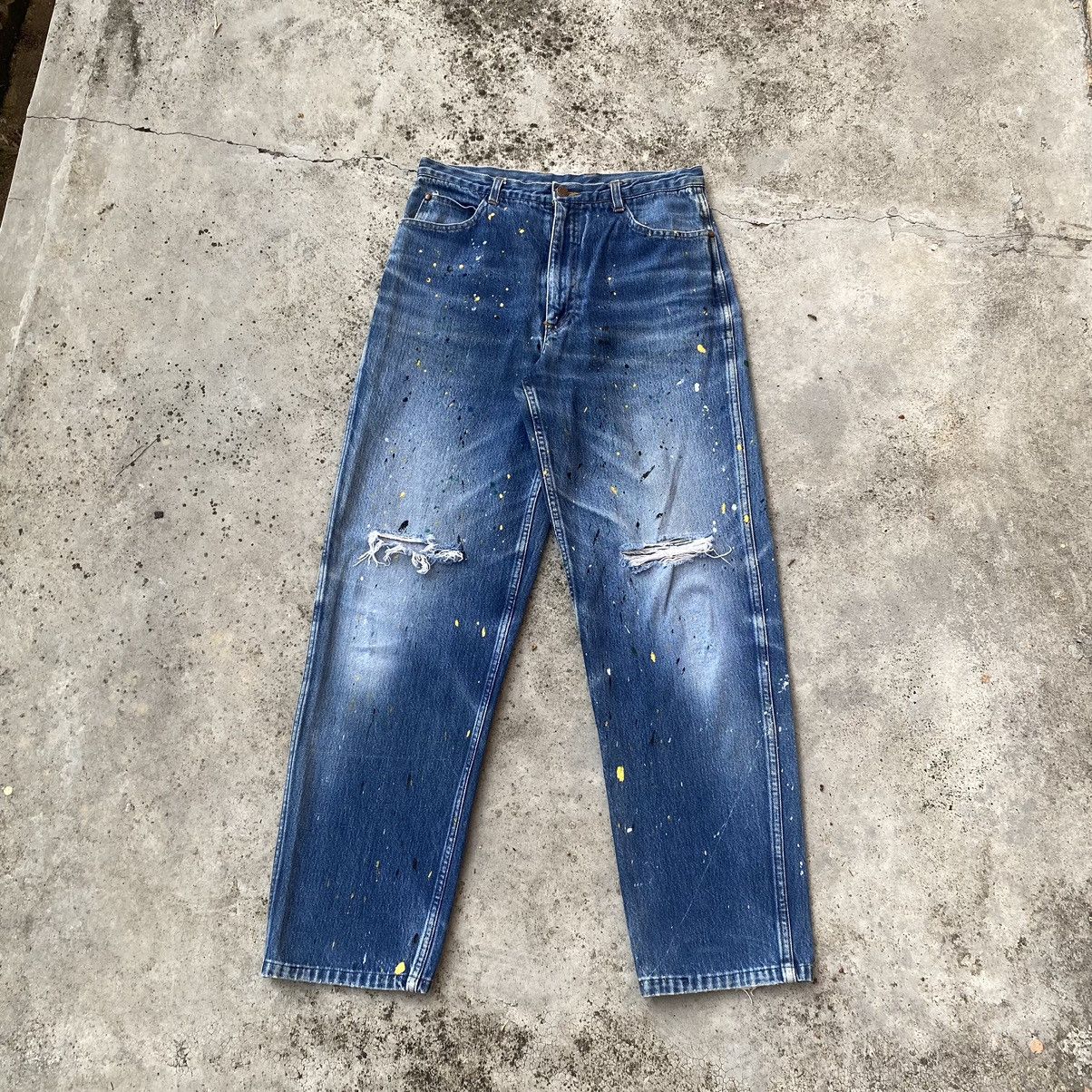 Comme des Garcons Custom Made CDG Splatter Paint Denim Jeans Size US 30 / EU 46 - 1 Thumbnail