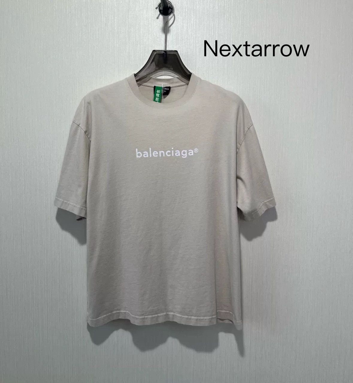 Balenciaga Balenciaga beige email letter logo short sleeved shirt Size US L / EU 52-54 / 3 - 1 Thumbnail