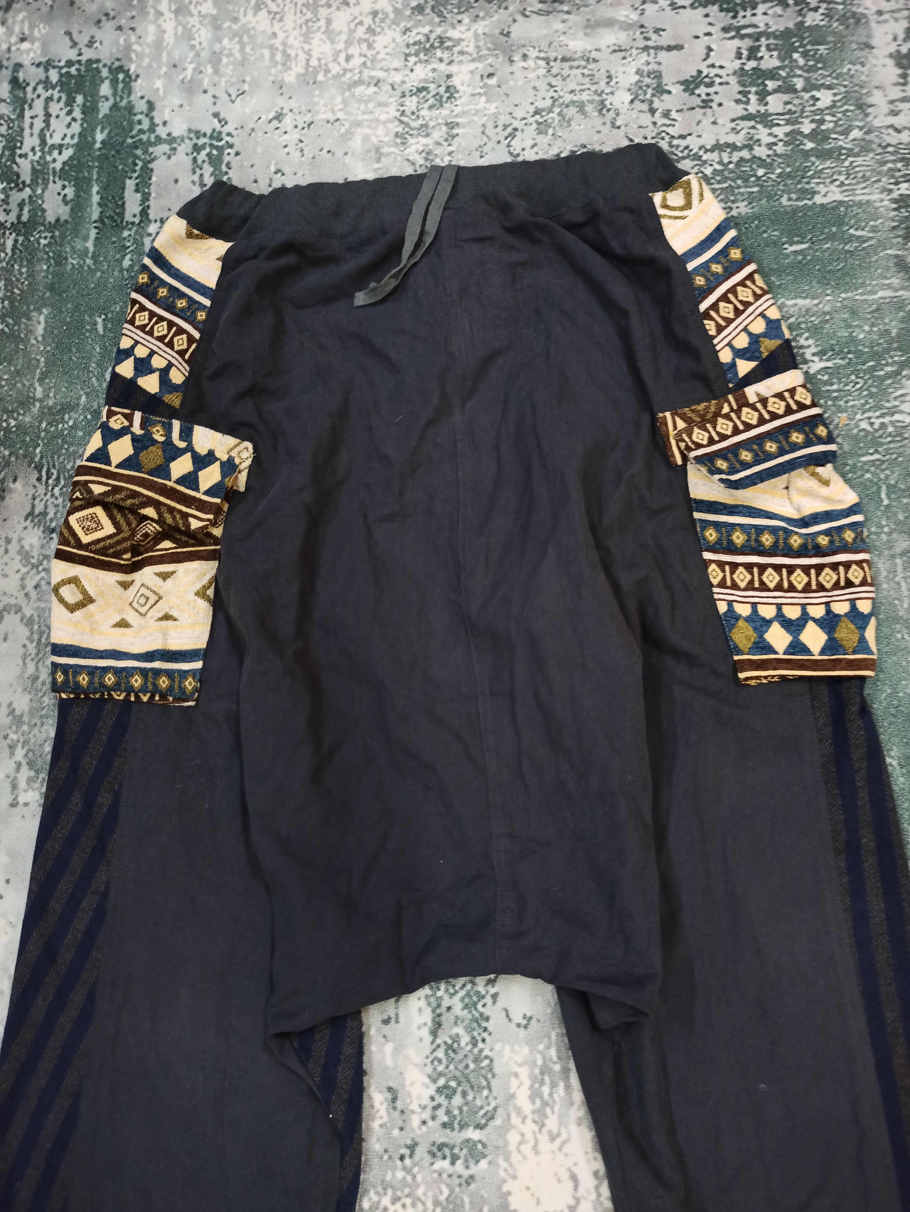 Japanese Brand Chaihane Nomayu Patchwork Men Sarouel Pant Amina Collection Size US 31 - 2 Thumbnail