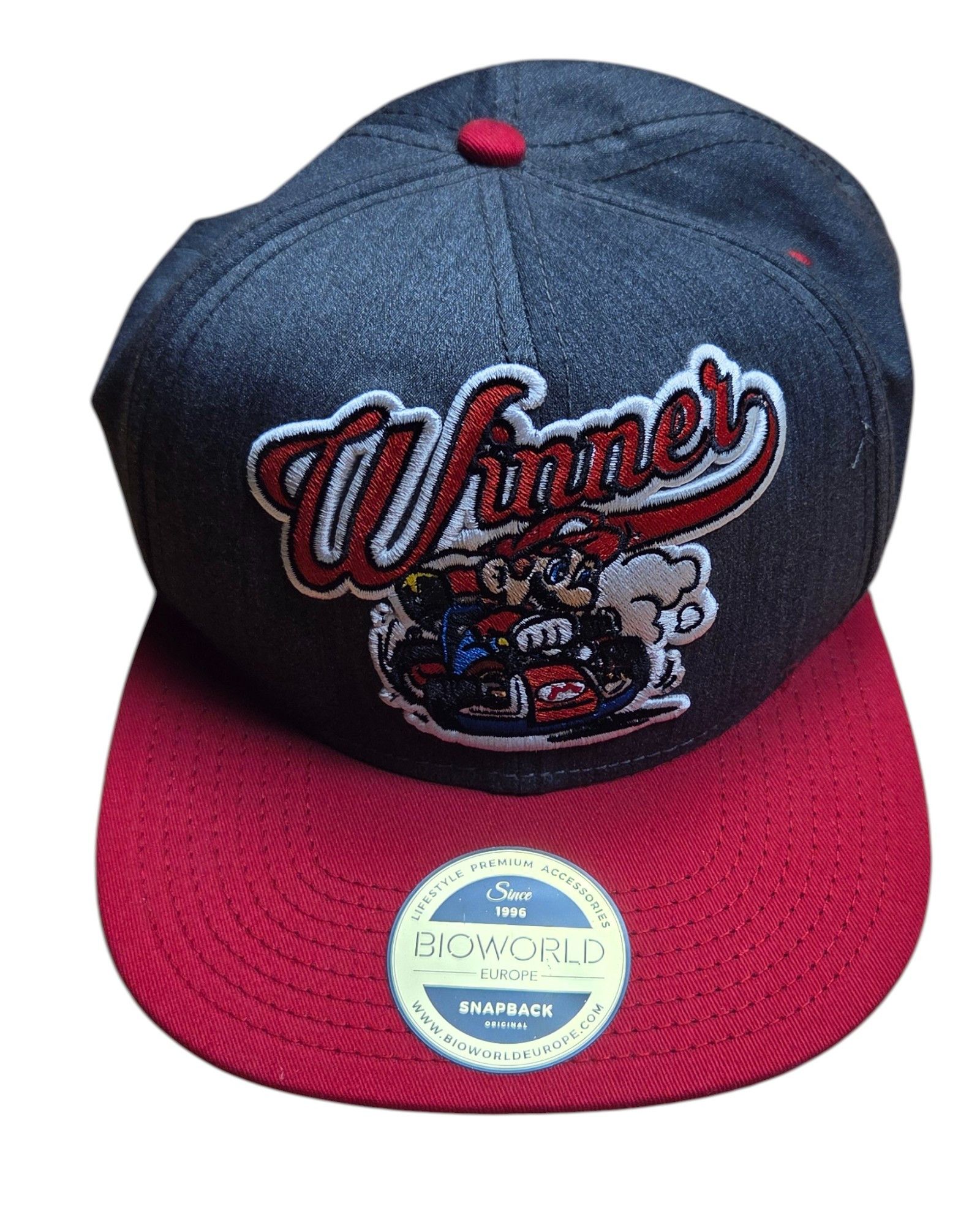 Nintendo Bioworld Nintendo 2016 Mario Winner Snapback Cap Size ONE SIZE - 1 Thumbnail
