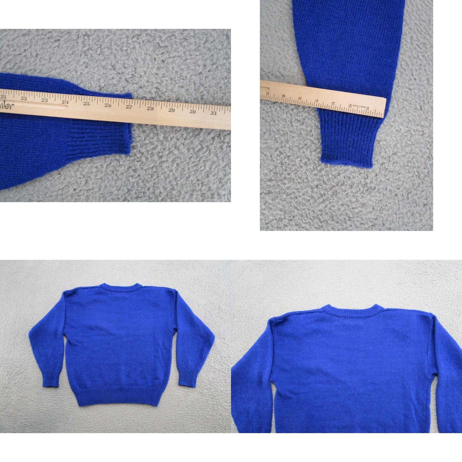 Vintage VINTAGE 80s Dana Scott Pullover Sweater Women's Large Blue Size L / US 10 / IT 46 - 8 Thumbnail